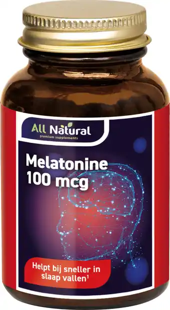 De Online Drogist All natural melatonine 100 mcg tabletten 500tb aanbieding