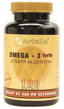 De Online Drogist Artelle omega 3 forte softgels 100cp aanbieding