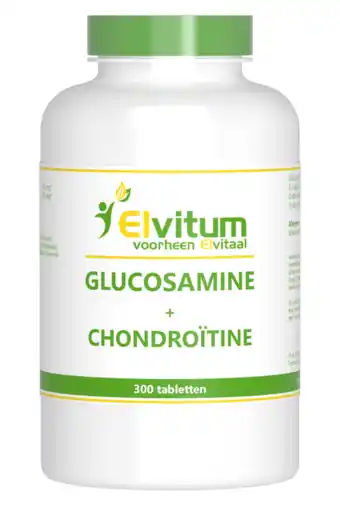 De Online Drogist Elvitum glucosamine chondroïtine tabletten 300tb aanbieding
