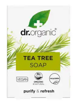 De Online Drogist Dr organic teatree zeep 100gr aanbieding