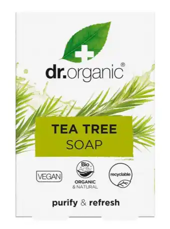 De Online Drogist Dr organic teatree zeep 100gr aanbieding