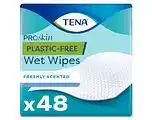 De Online Drogist Tena proskin plastic free wet wipes 48st aanbieding