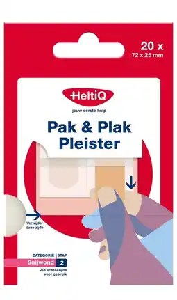 De Online Drogist Heltiq pak & plak pleister textiel 20st aanbieding