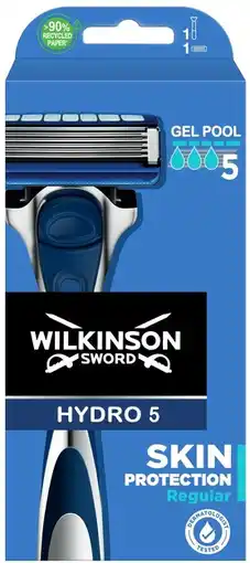 De Online Drogist Wilkinson hydro 5 scheerapparaat skin protection regular 1st aanbieding