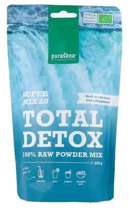 De Online Drogist Purasana total detox super mix 2.0 250gr aanbieding