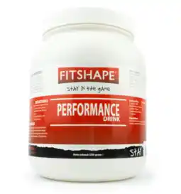 De Online Drogist Fitshape performance drink 1250gr aanbieding