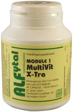 De Online Drogist Alfytal multivit x-tra vegetarische capsules 90vcp aanbieding