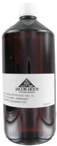 De Online Drogist Jacob hooy olie eucalyptus 1lt aanbieding