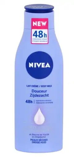 De Online Drogist Nivea bodymilk zijdezacht 250ml aanbieding