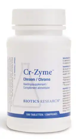 De Online Drogist Biotics cr-zyme chroom tabletten 100tb aanbieding