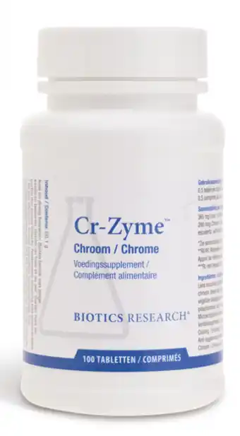De Online Drogist Biotics cr-zyme chroom tabletten 100tb aanbieding
