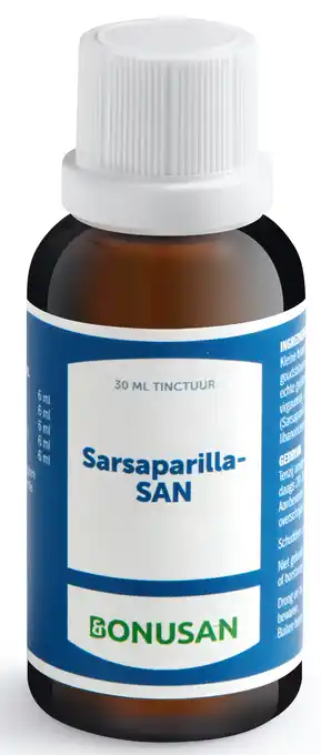 De Online Drogist Bonusan sarsaparilla-san tinctuur 30ml aanbieding