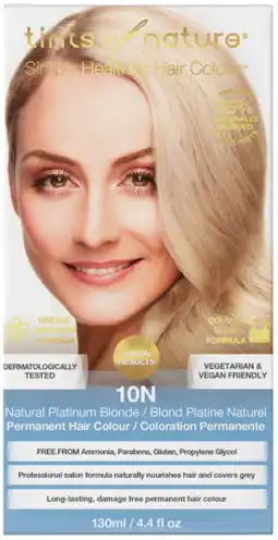 De Online Drogist Tints of nature 10n natural platinum blonde 1st aanbieding