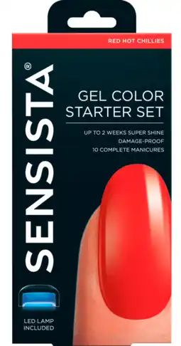 De Online Drogist Sensista gel color starter set red hot chillies 1st aanbieding