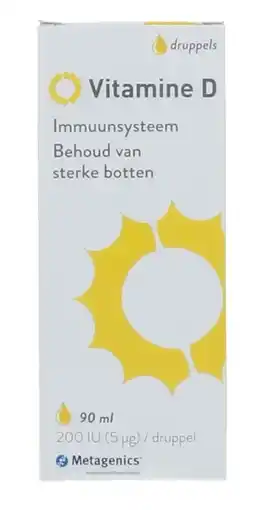 De Online Drogist Metagenics vitamine d druppels 90ml aanbieding