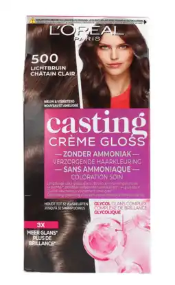 De Online Drogist L'oréal paris casting crème gloss 500 café lungo 180ml aanbieding