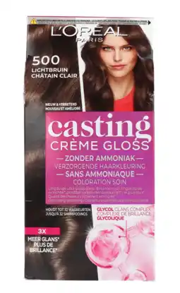 De Online Drogist L'oréal paris casting crème gloss 500 café lungo 180ml aanbieding