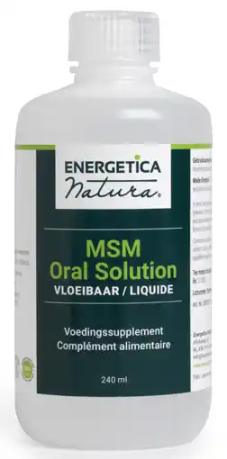 De Online Drogist Energetica natura msm oral solution vloeibaar 240ml aanbieding