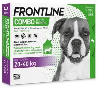 De Online Drogist Frontline combo hond l 3st aanbieding