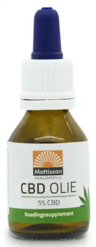 De Online Drogist Mattisson healthstyle cbd olie 5% 20ml aanbieding