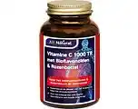 De Online Drogist All natural vitamine c 1000 tr met bioflavonoïden & rozenbottel tabletten 200tb aanbieding