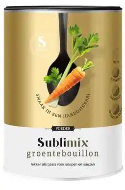 De Online Drogist Sublimix groentebouillon 230gr aanbieding