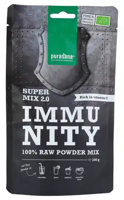 De Online Drogist Purasana immunity raw powder mix 100gr aanbieding