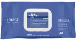 De Online Drogist Uriage baby 1st cleansing water wipes 70st aanbieding