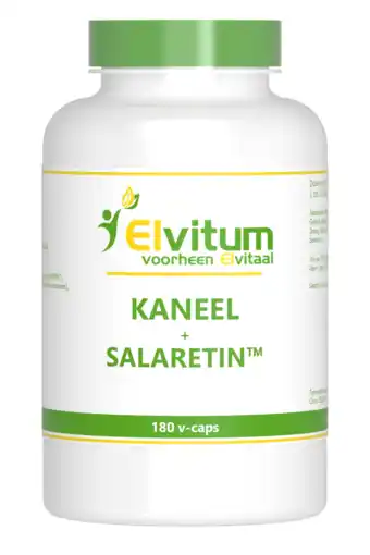 De Online Drogist Elvitum kaneel met salaretin vegicaps 180cp aanbieding