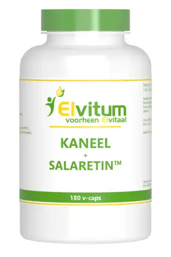 De Online Drogist Elvitum kaneel met salaretin vegicaps 180cp aanbieding