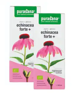 De Online Drogist Purasana echinacea forte+ druppels duoverpakking 200ml aanbieding