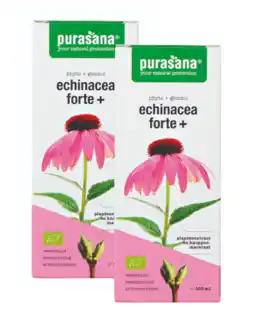 De Online Drogist Purasana echinacea forte+ druppels duoverpakking 200ml aanbieding