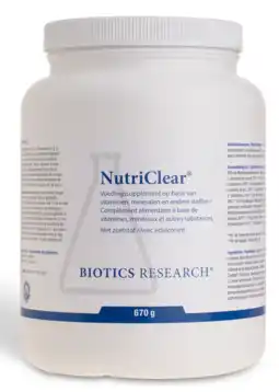 De Online Drogist Biotics nutriclear poeder 670gr aanbieding