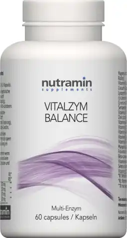 De Online Drogist Nutramin vitalzym balance capsules 60cp aanbieding