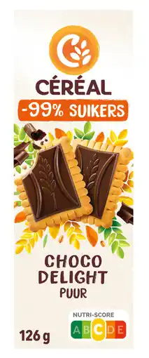 De Online Drogist Cereal koekjes choco delight 126gr aanbieding