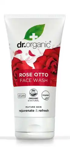 De Online Drogist Dr organic rose otto facewash 150ml aanbieding