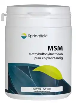 De Online Drogist Springfield msm liqnisul 1000mg 120cp aanbieding