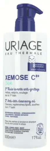 De Online Drogist Uriage baby 1st cleansing soothing oil 500ml aanbieding
