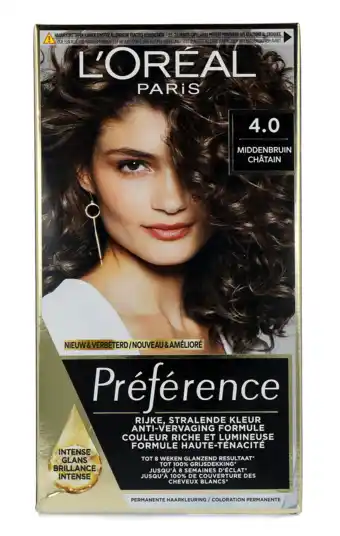 De Online Drogist L'oréal paris preference 4 tahiti middenbruin 174ml aanbieding