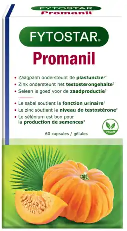 De Online Drogist Fytostar promanil 60cp aanbieding