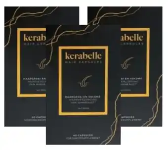 De Online Drogist Kerabelle keratine capsules voordeelverpakking 3x60vcp aanbieding