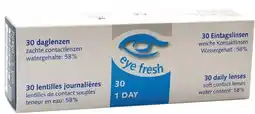 De Online Drogist Eye fresh -0.50 daglenzen 30st aanbieding