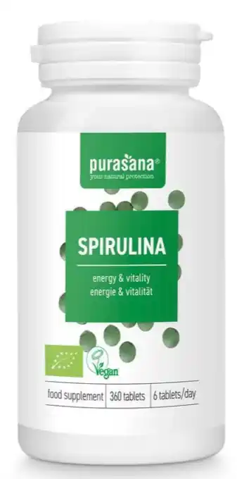 De Online Drogist Purasana spirulina tabletten 360tb aanbieding