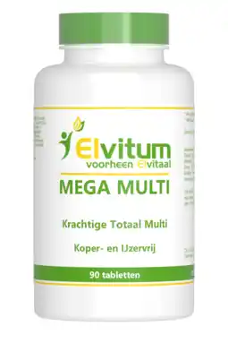 De Online Drogist Elvitum mega multi tabletten 90tb aanbieding