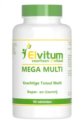 De Online Drogist Elvitum mega multi tabletten 90tb aanbieding