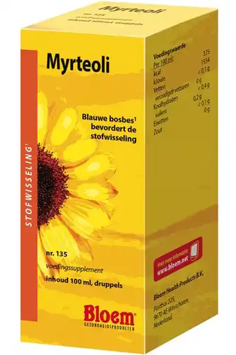 De Online Drogist Bloem myrteoli druppels 100ml aanbieding