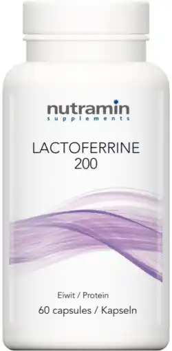 De Online Drogist Nutramin lactoferrine 200 60cp aanbieding