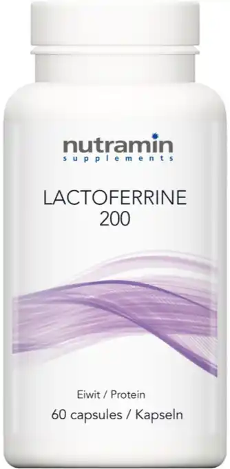 De Online Drogist Nutramin lactoferrine 200 60cp aanbieding