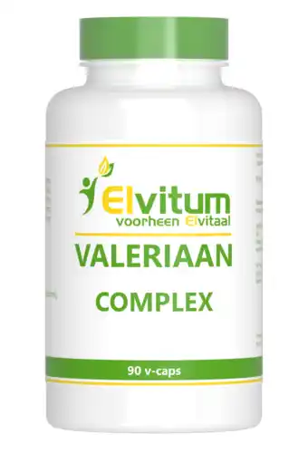 De Online Drogist Elvitum valeriaan complex vegicaps 90cp aanbieding