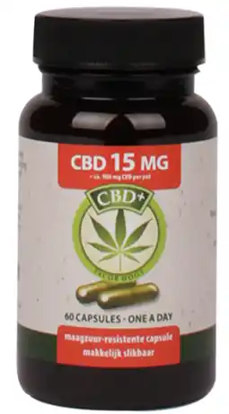 De Online Drogist Jacob hooy cbd+ 15mg capsules 60cp aanbieding